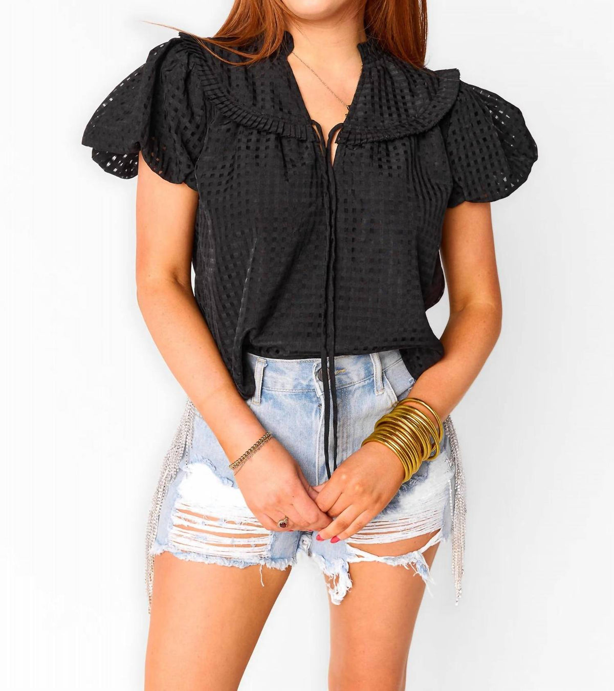 Buddylove - Leeland Puff Sleeve Top