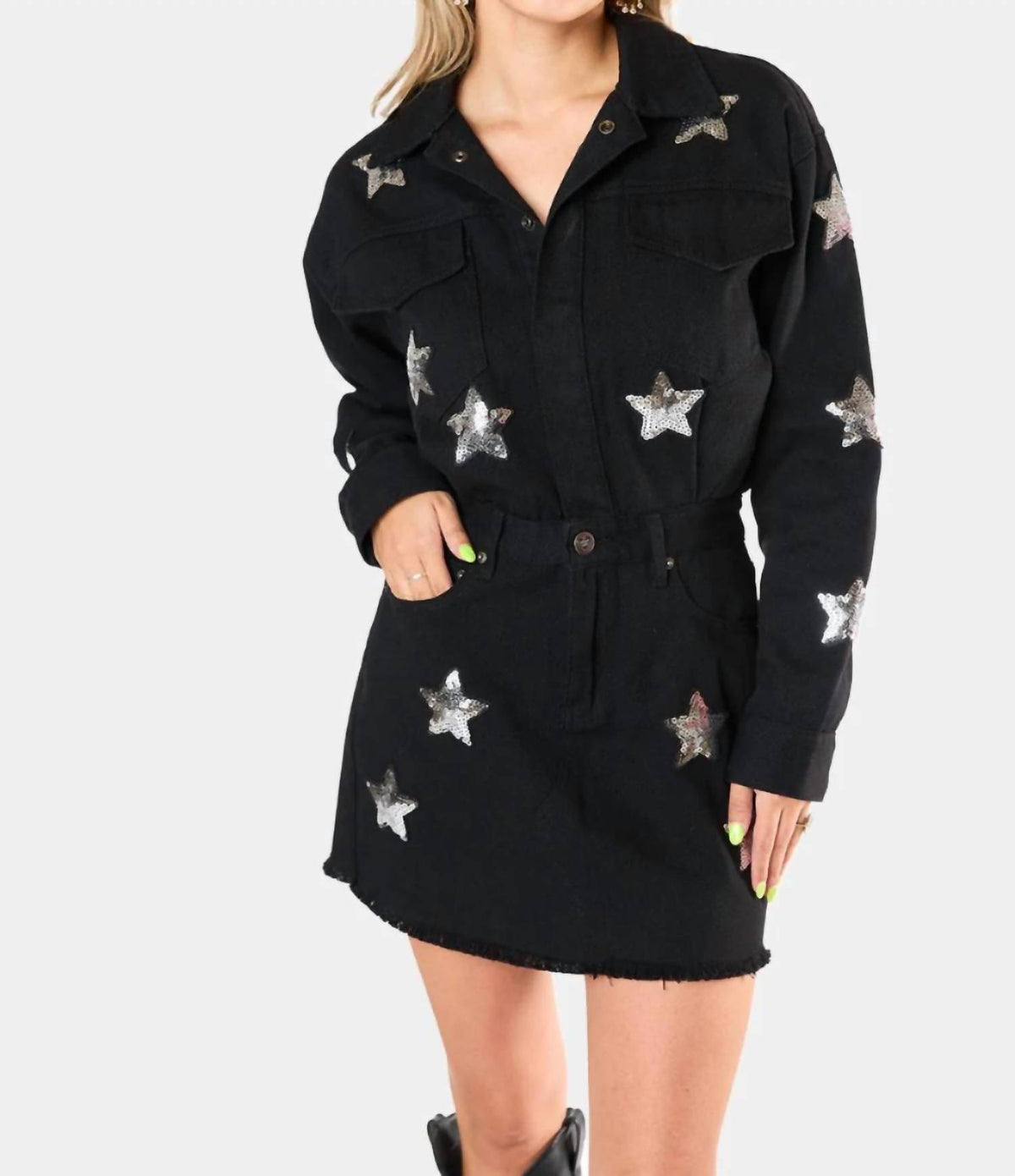 Buddylove - Raelynn Denim Mini Dress