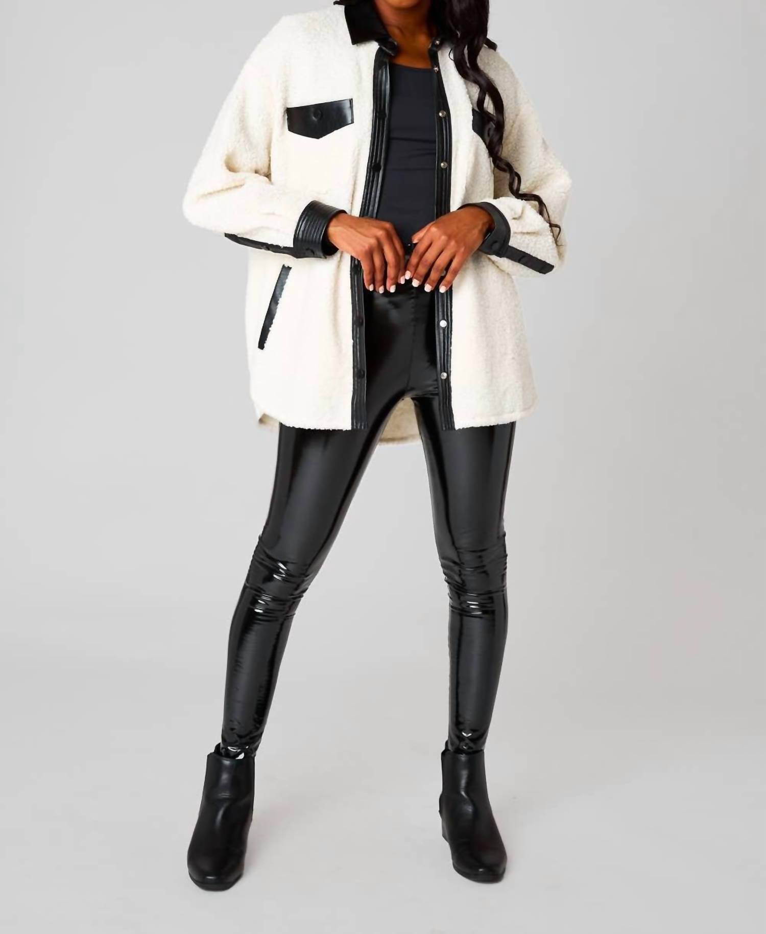 Buddylove - Rowen Sherpa Shacket - clothing - coats - jackets