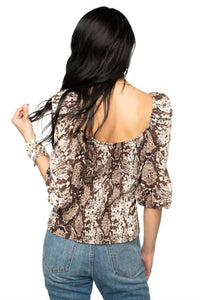 Snake Crop Top