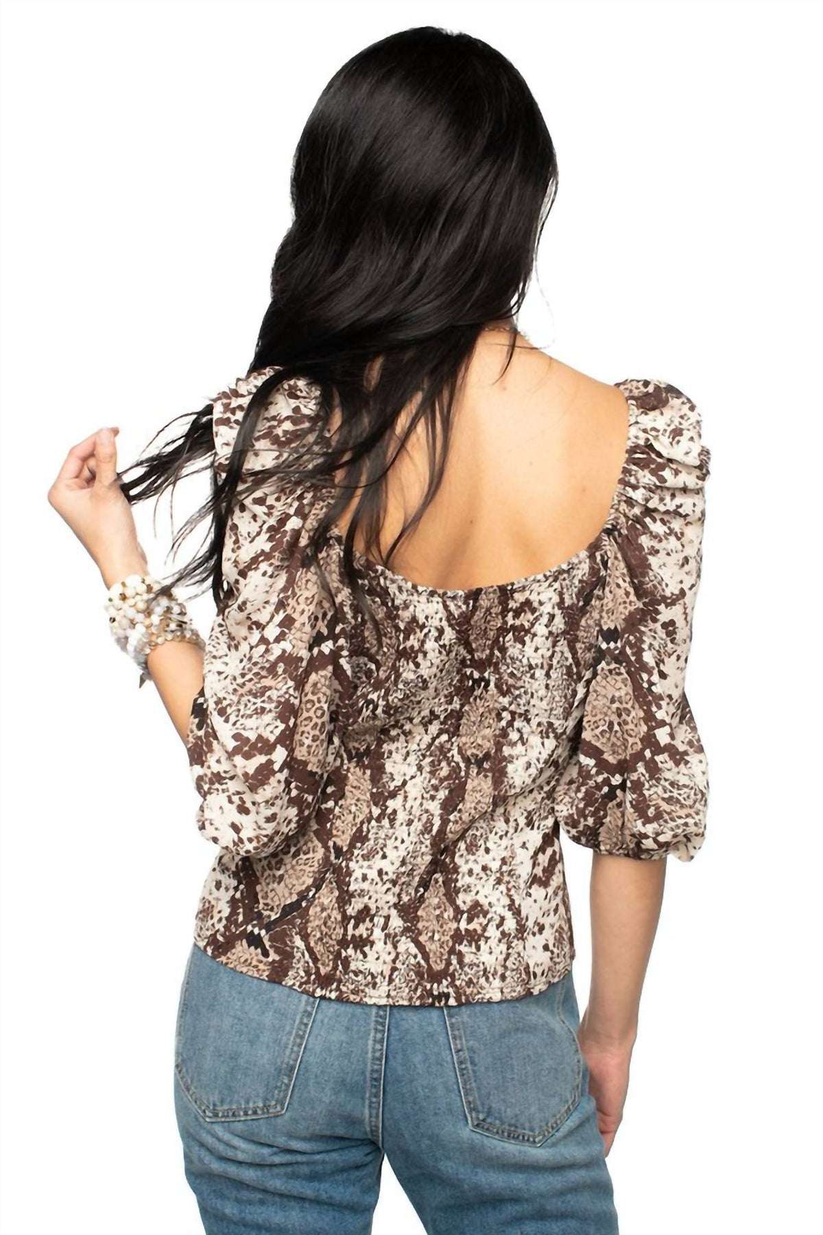 Snake Crop Top