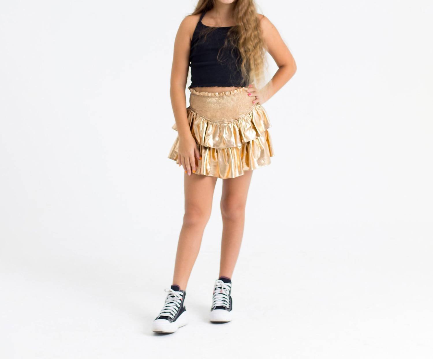 Buddylove - Tween Girl's Brookie Skort - bottoms - brown - clothing