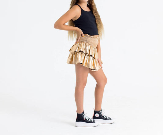 Buddylove - Tween Girl's Brookie Skort - bottoms - brown - clothing