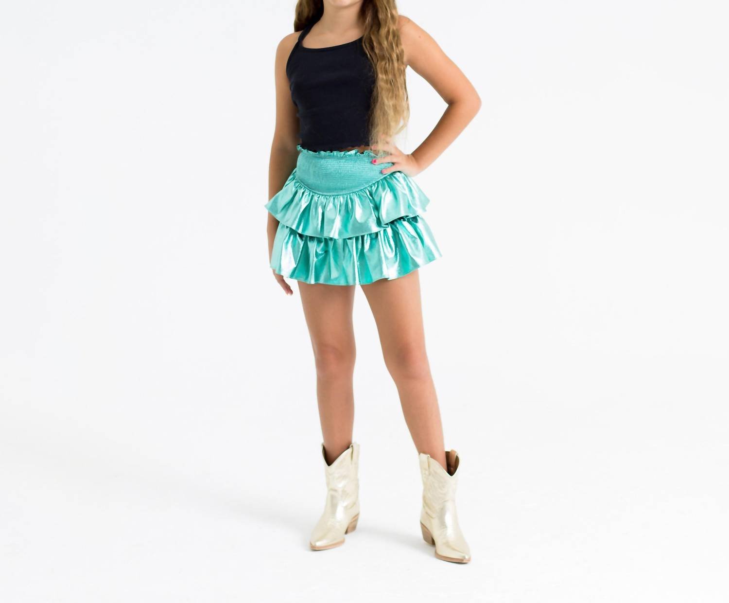 Buddylove - Tween Girl's Brookie Skort - bottoms - clothing - green
