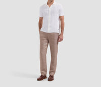 Bugatchi Uomo - Chevron Button-front Short-sleeve Polo Sweater