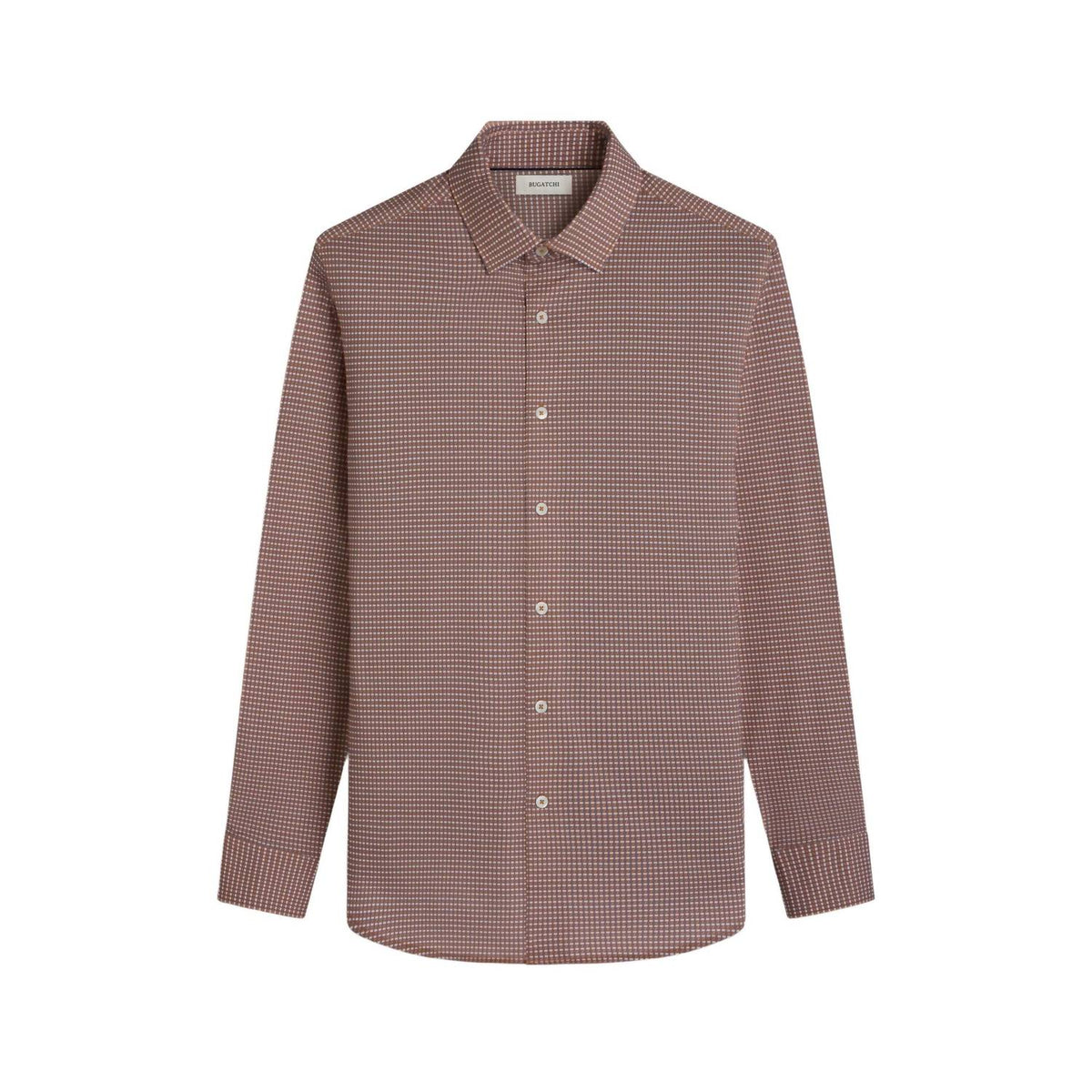 Bugatchi Uomo - Men's James Mini Check Ooohcotton Shirt