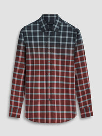 Bugatchi Uomo - Julian Gradient Windowpane Check Shirt