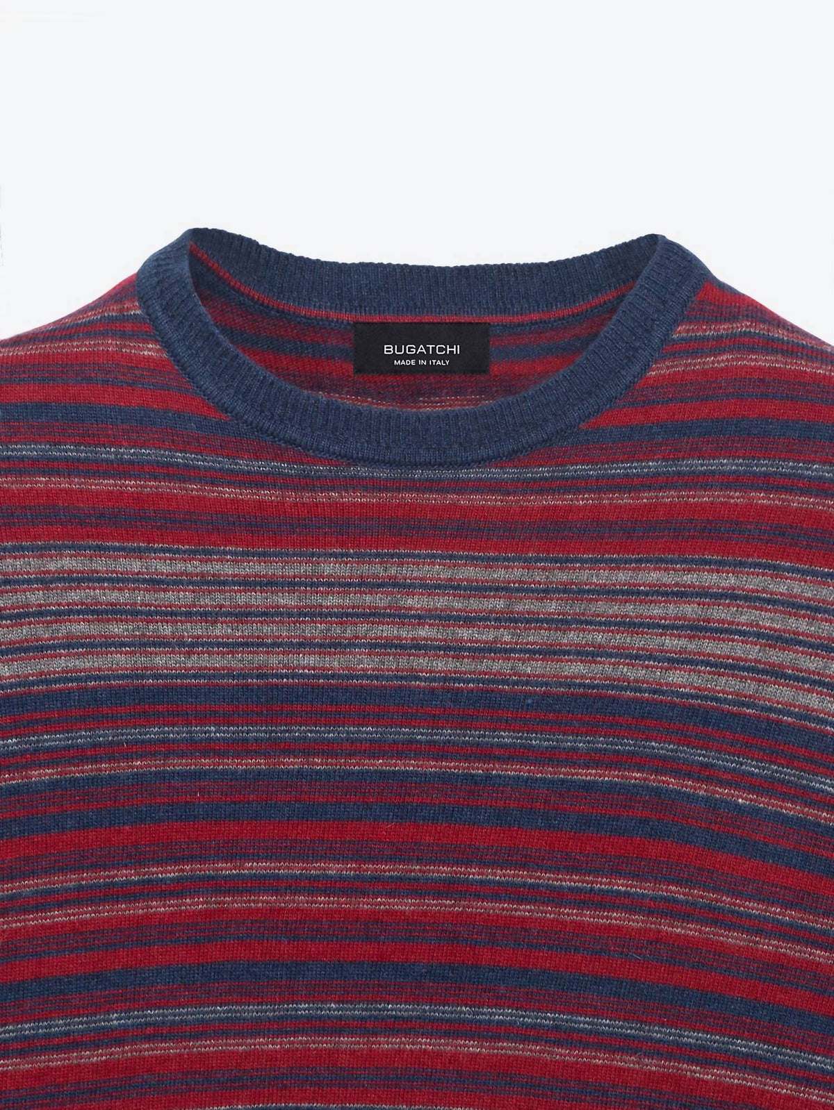 Bugatchi Uomo - Long Sleeve Striped Sweater