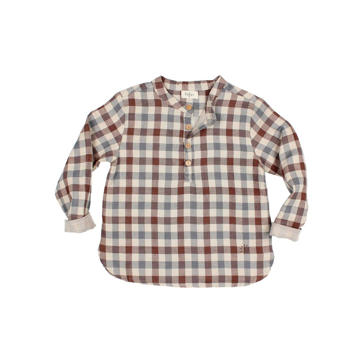 Búho - Boy's Rafael Toddler Check Shirt Top