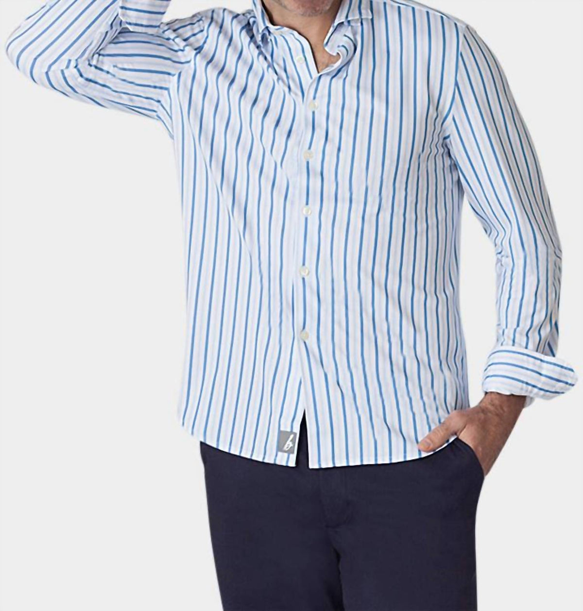 Buki - Barrett Stripe Long Sleeve Tech Shirt