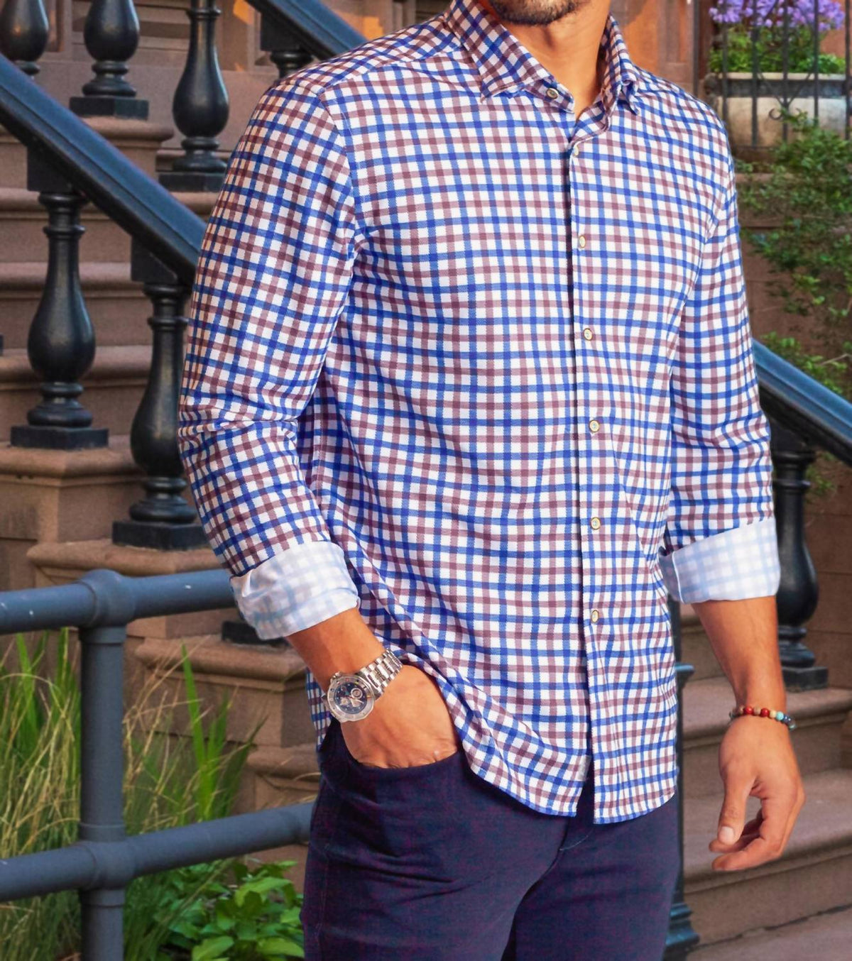 Buki - Check Mate Long Sleeve Tech Shirt