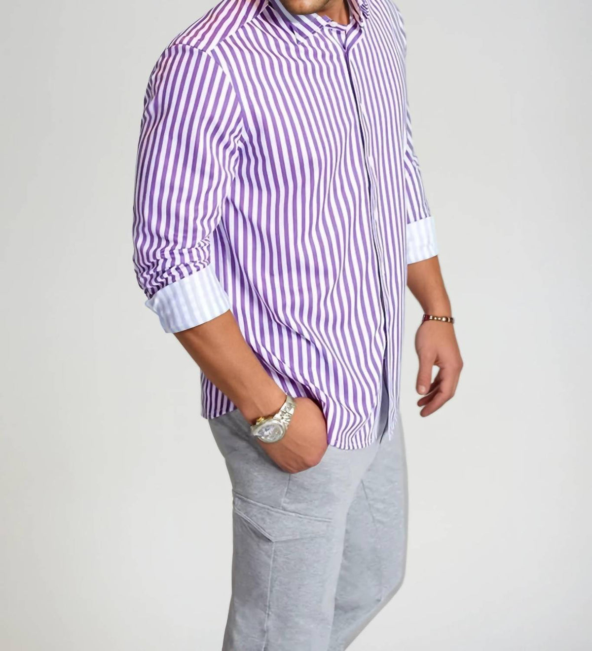 Buki - The Go Big Stripe Long Sleeve Tech Shirt