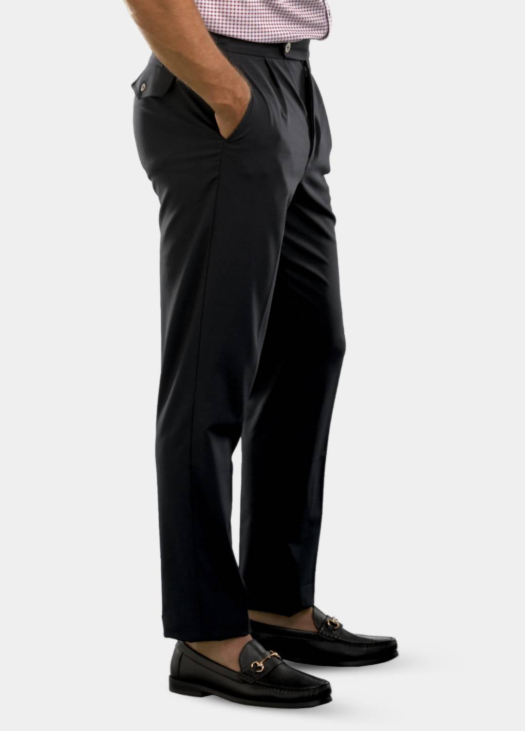 Buki - Pleated Wool Trouser Pants