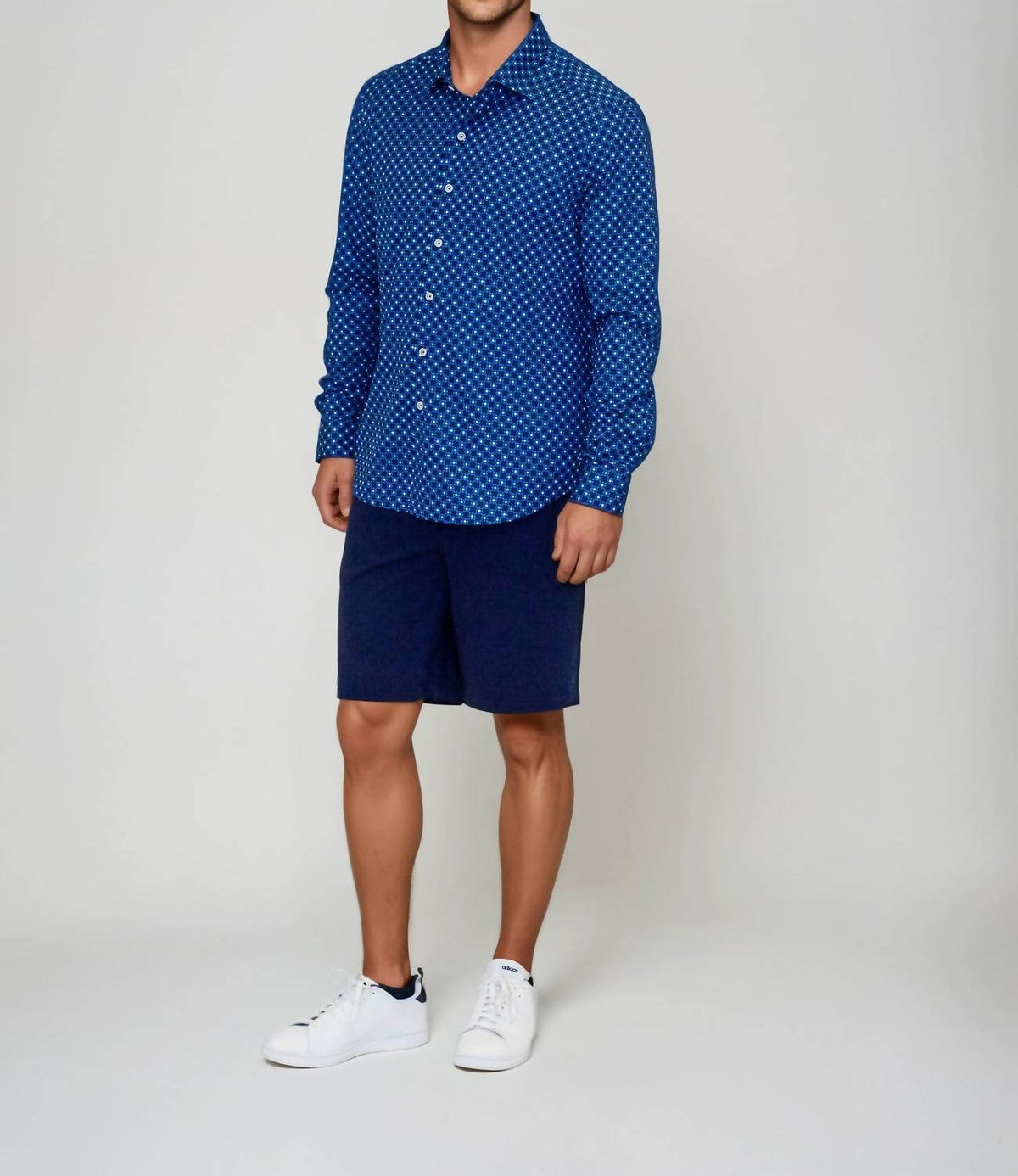 Buki - Retro Blues Long Sleeve Tech Shirt