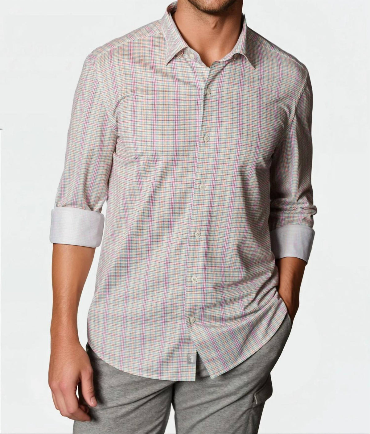 Buki - Spectrum Check Long Sleeve Tech Shirt