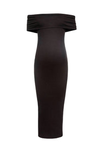 Bumpsuit - Stretch Off-shoulder Maternity Dress