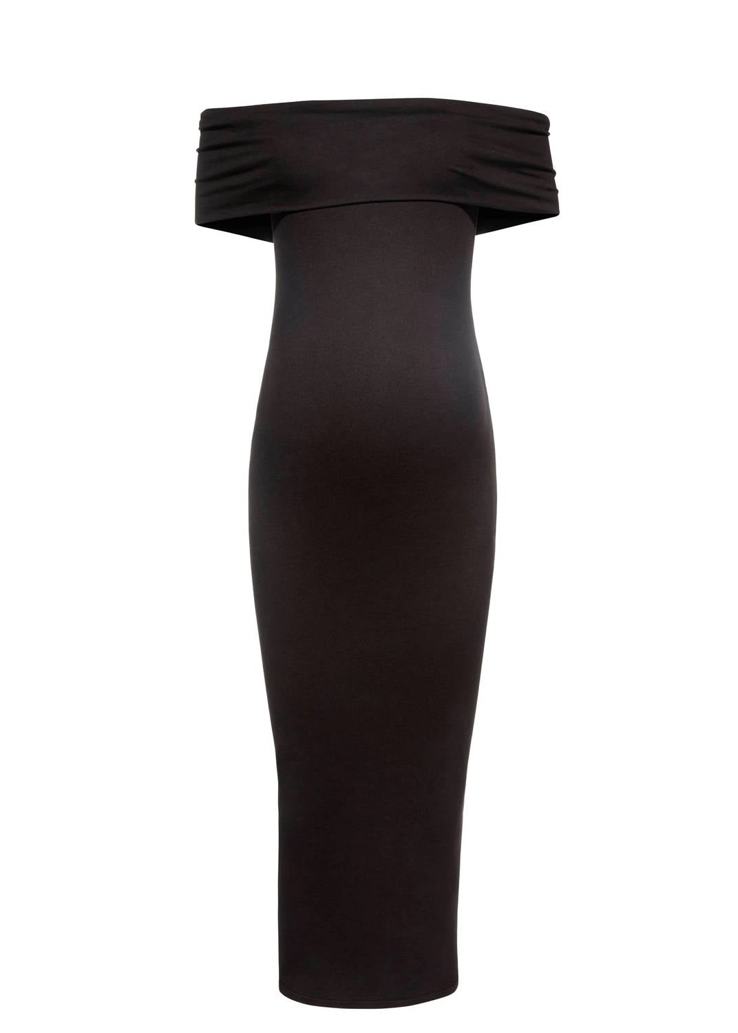 Bumpsuit - Stretch Off-shoulder Maternity Dress