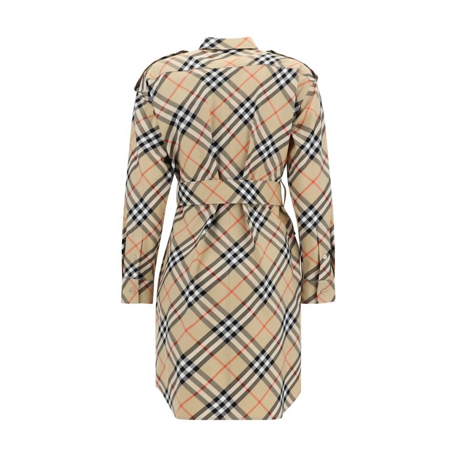 Burberry - Women's Archivio Chemisier Dress - beige - clothing - dresses