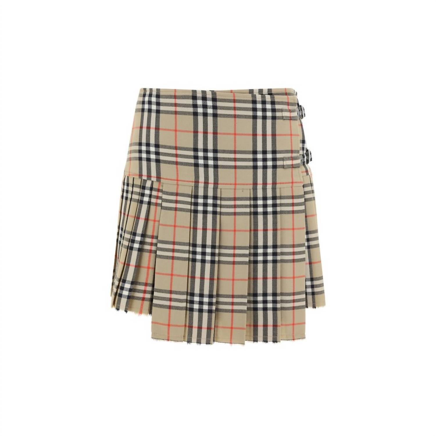 Burberry - Women's Zoe Skirt - beige - clothing - mini