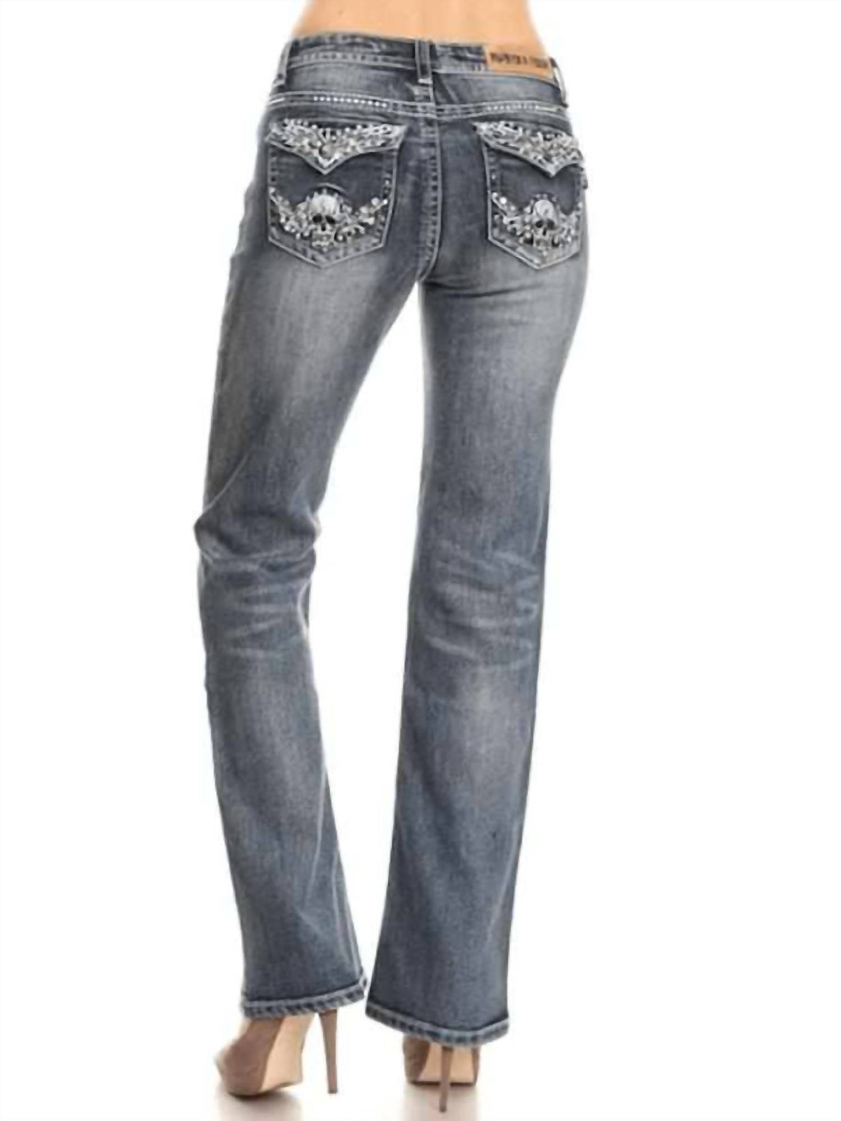 Bus Stop - Skull Darling Jeans