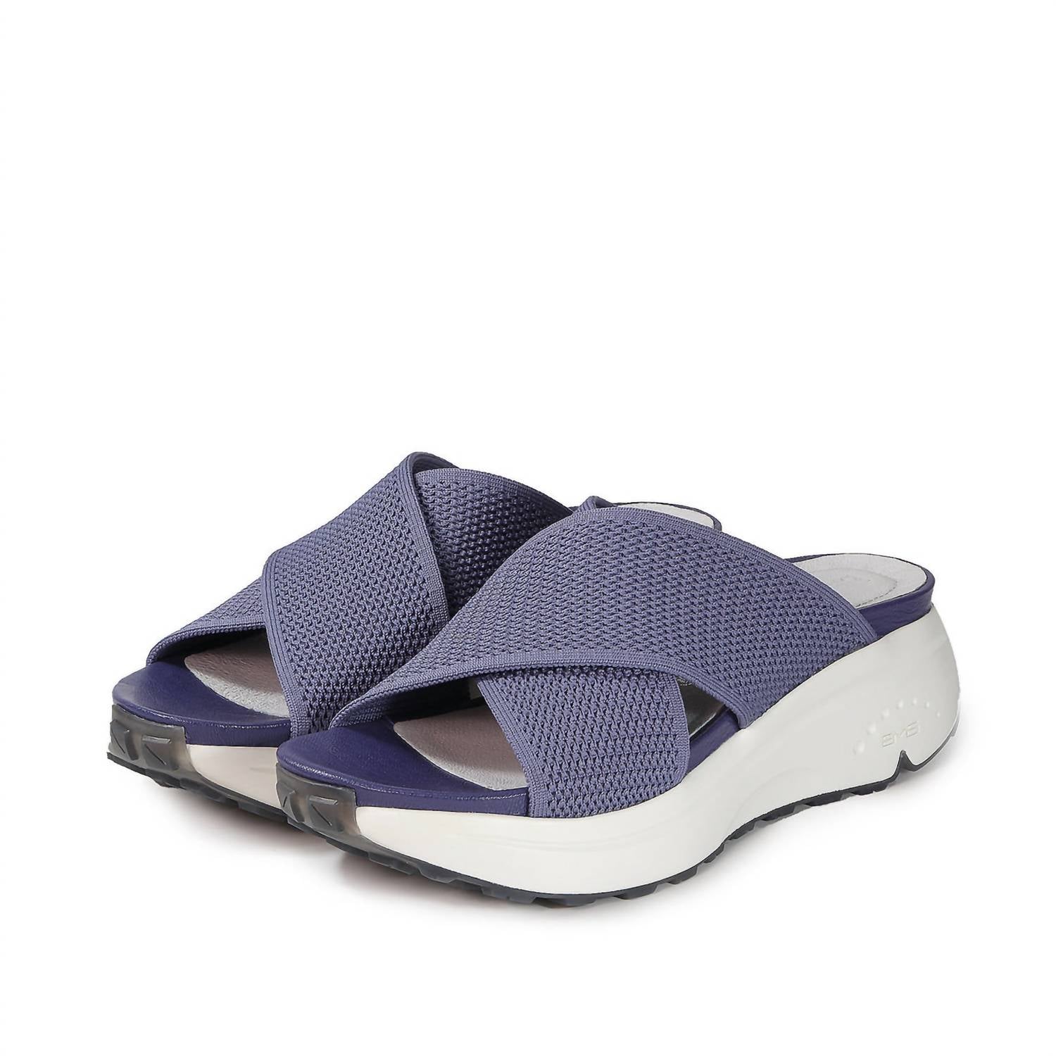 Bussola - Women's Bms 2.0 Birkita Cross Straps Sandal - purple - sandals - shoes