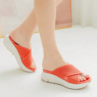 Bussola - Women's Bms 2.0 Birkita Cross Straps Sandal - orange - sandals - shoes