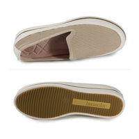 Bussola - Women's Kajsa Koln Knit Slip - on Shoes - brown - leather - shoes