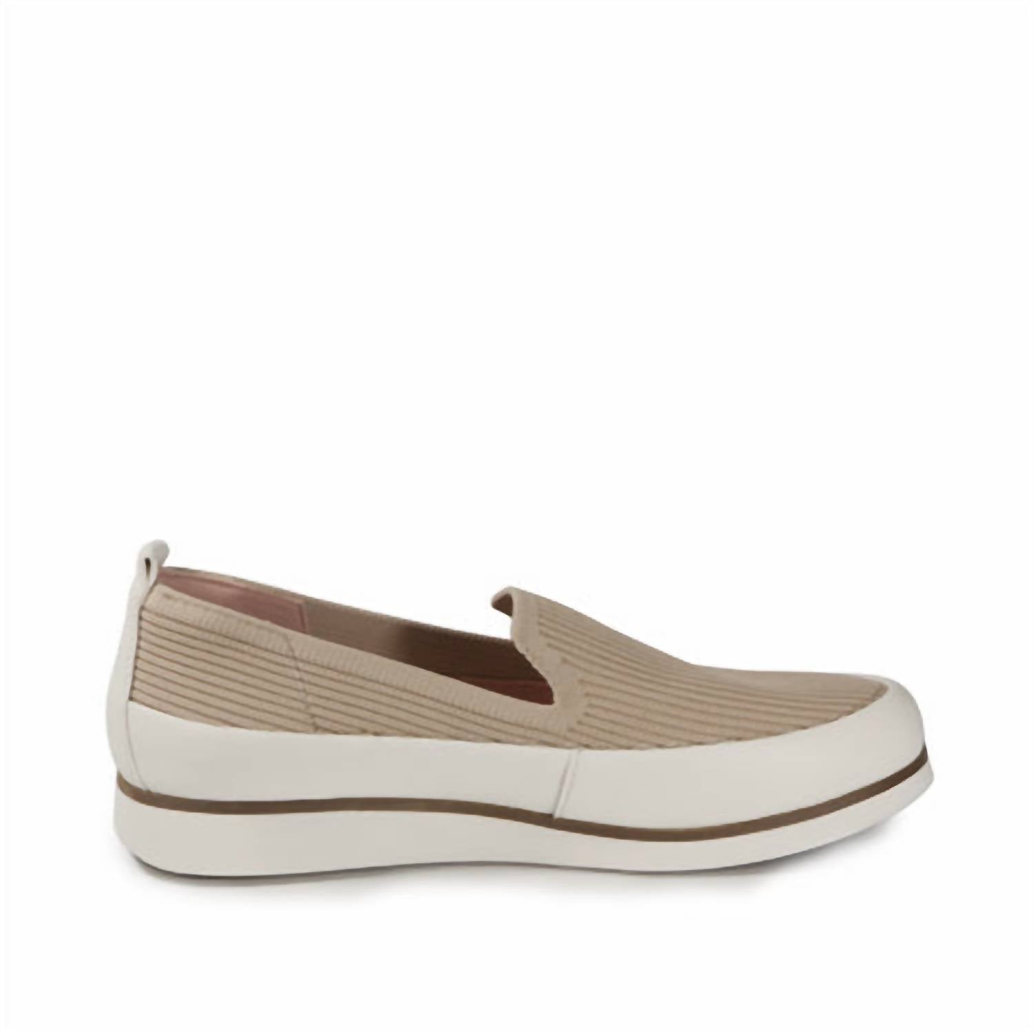 Bussola - Women's Kajsa Koln Knit Slip - on Shoes - brown - shoes - sneakers