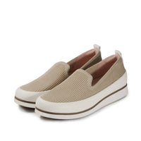 Bussola - Women's Kajsa Koln Knit Slip - on Shoes - brown - leather - shoes