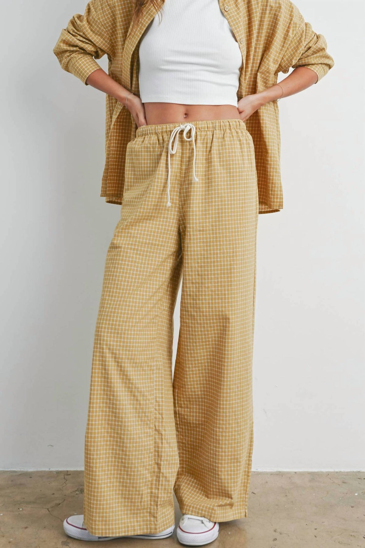 Buttermelon - Amy Micro Check Pants