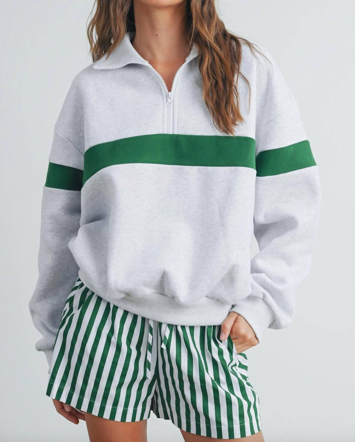 Buttermelon - Sideline Half Zip Sweatshirt