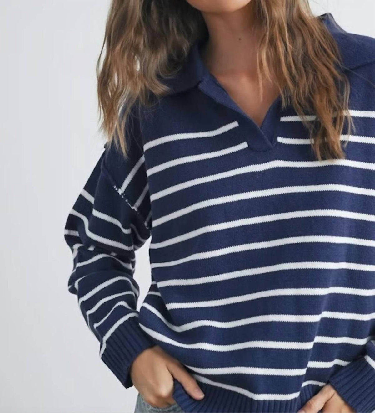 Buttermelon - V Neck Cozy Sweater
