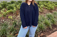 Buttermelon - V-neck Oversized Sweater