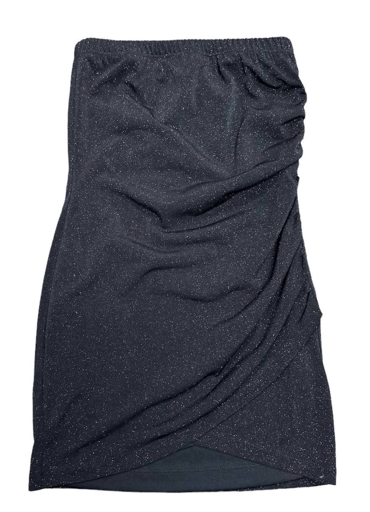 By Debra - Strapless Glitter Envelope Dress
