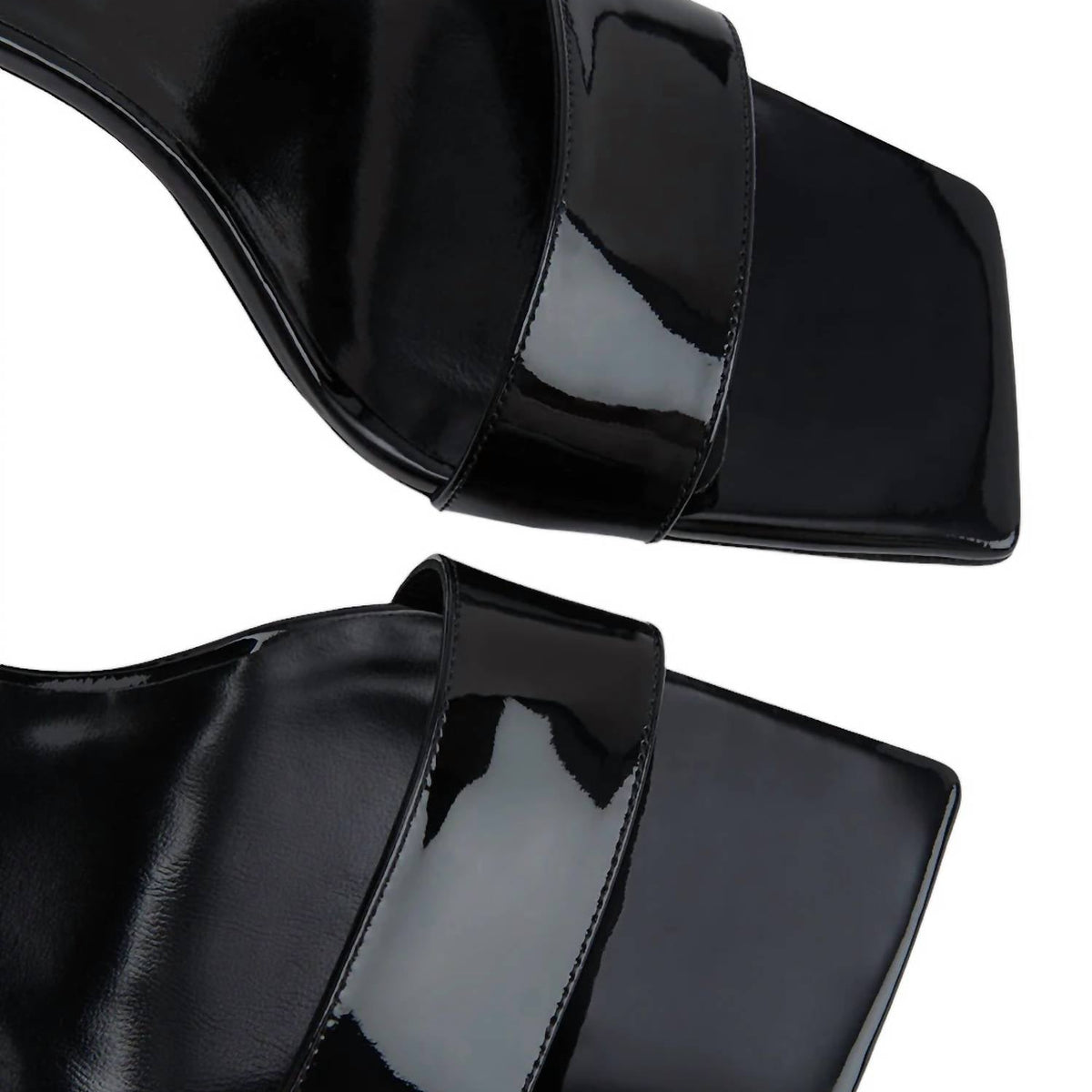By Far - Women's Devon Heels Patent Leather Sandal