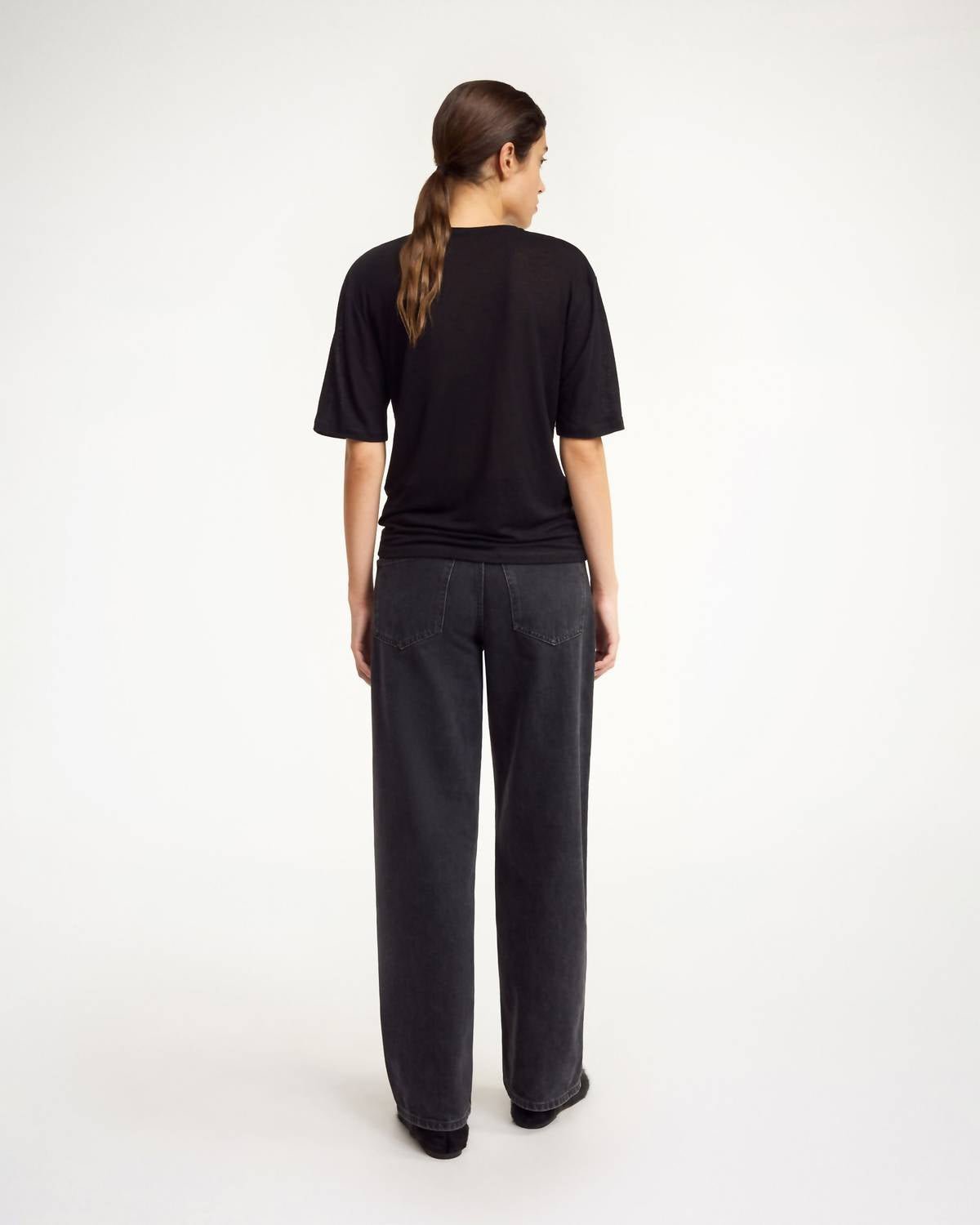 By Malene Birger - Amaringa T-shirt - black - clothing - shirts