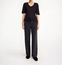 By Malene Birger - Amaringa T-shirt - black - clothing - shirts