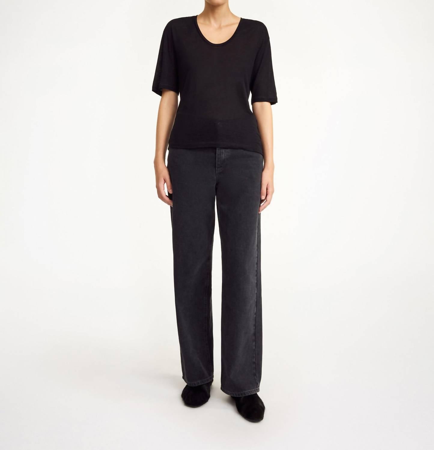 By Malene Birger - Amaringa T-shirt - black - clothing - shirts