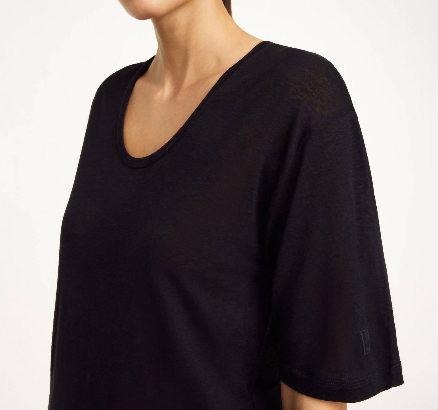 By Malene Birger - Amaringa T-shirt - black - clothing - shirts