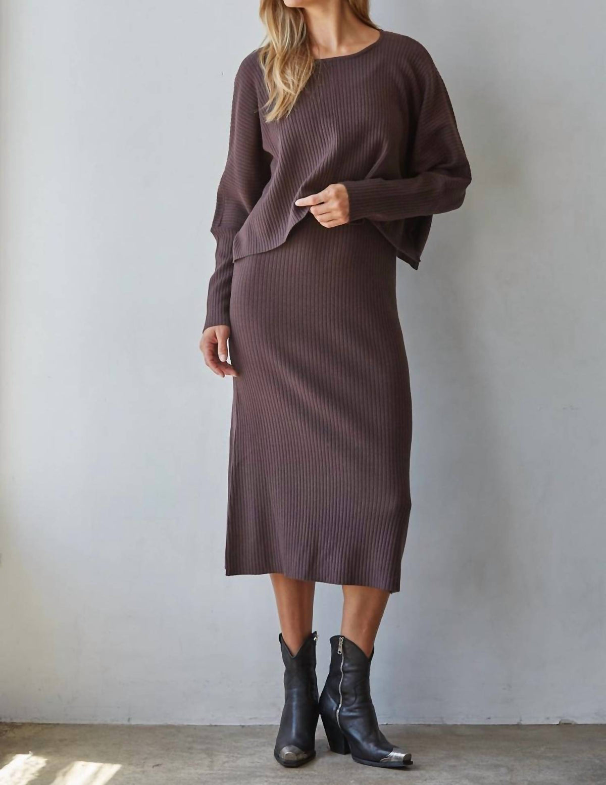 By Together - Apollo Ribbed Pullover Top