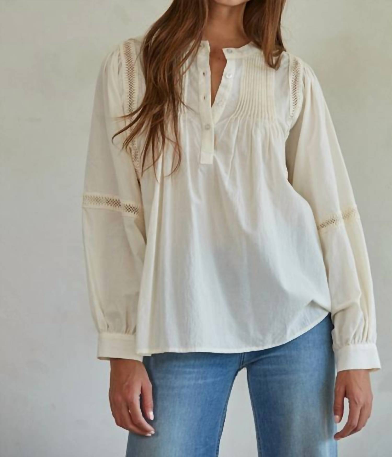 By Together - Boho Top - beige - clothing - cotton