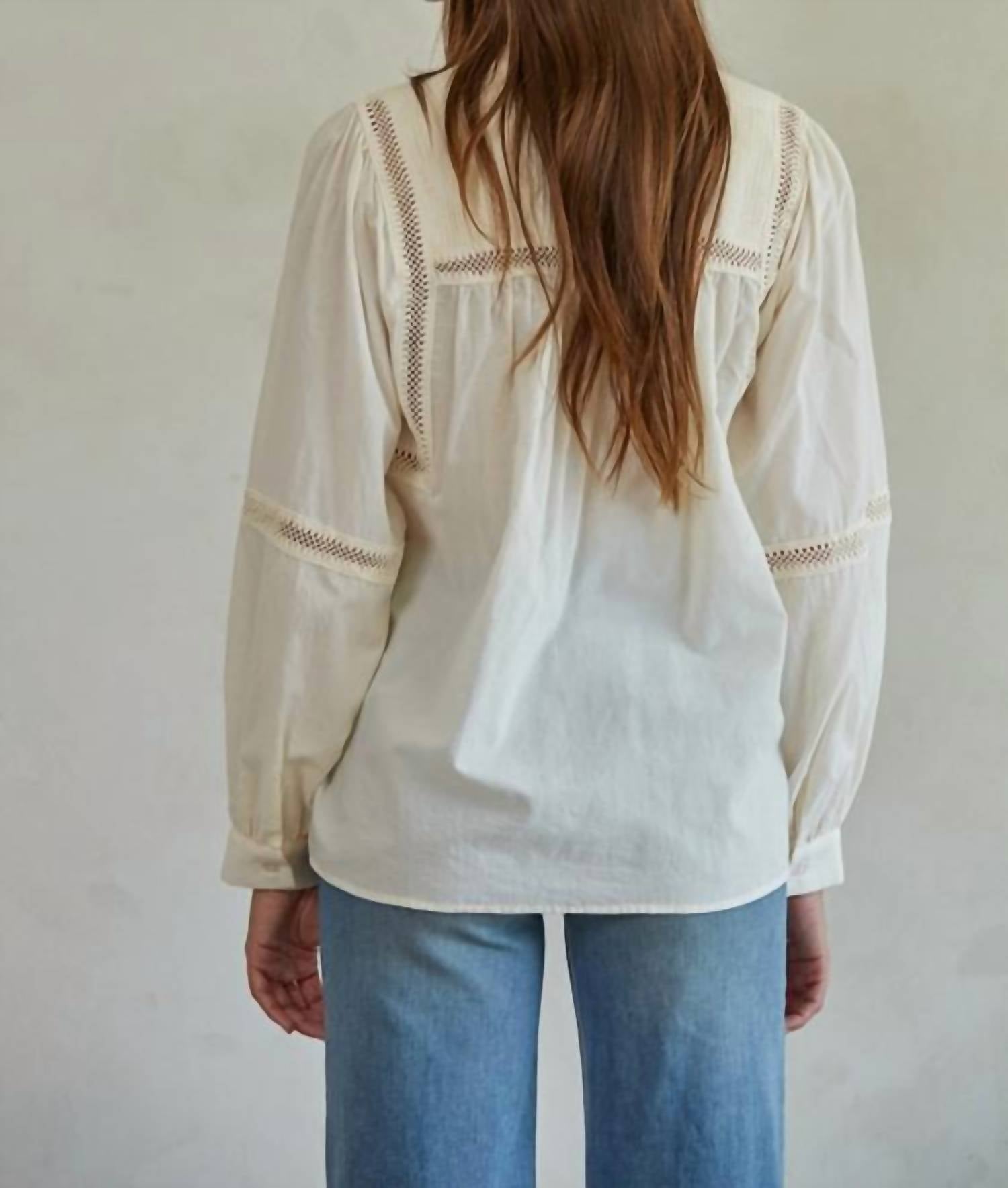 By Together - Boho Top - beige - clothing - cotton