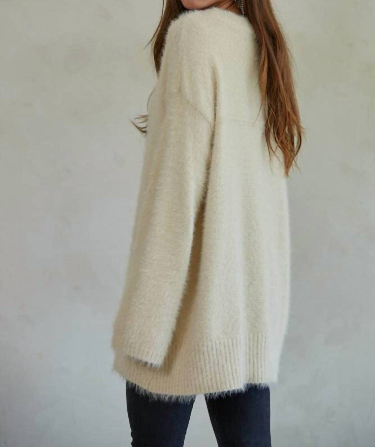 By Together - Fuzzy Knit Pullover Sweater