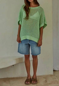 By Together - Knit Fishnet Sweater