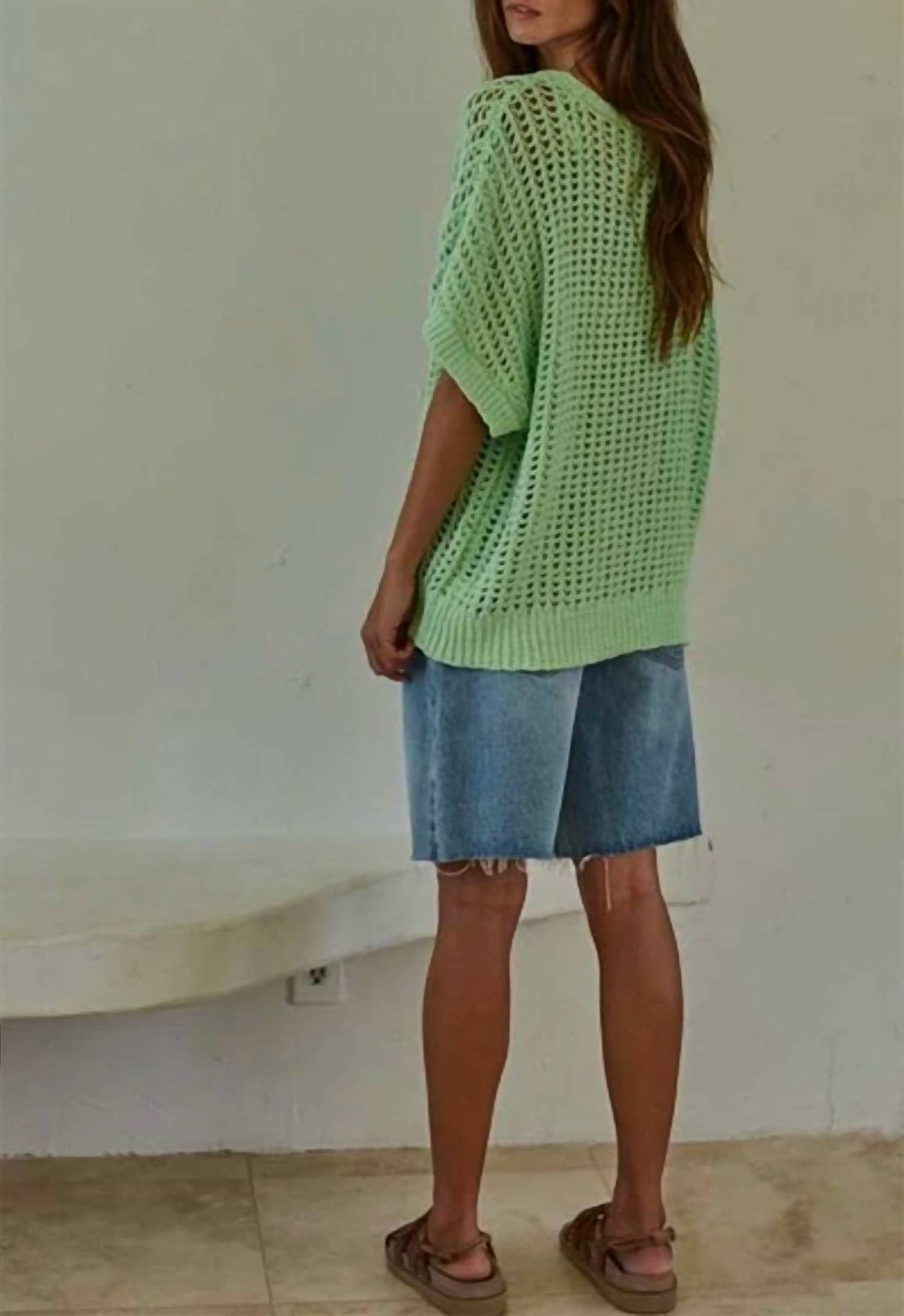 By Together - Knit Fishnet Sweater