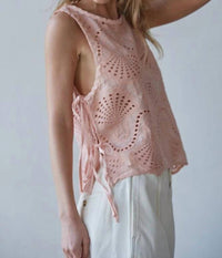 By Together - Lowen Eyelet Top