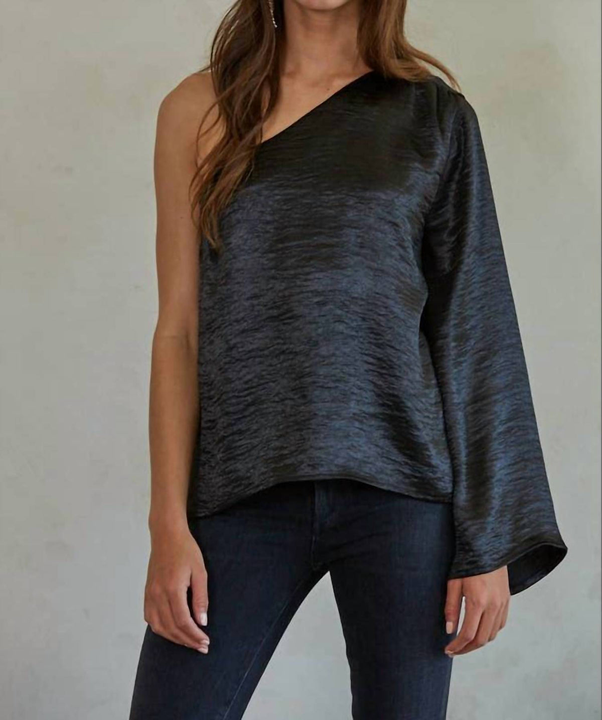 By Together - One Shoulder Long Sleeve Top