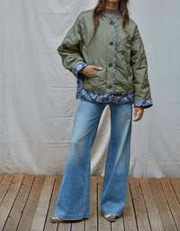 By Together - Quilted Padded Bomber Jacket