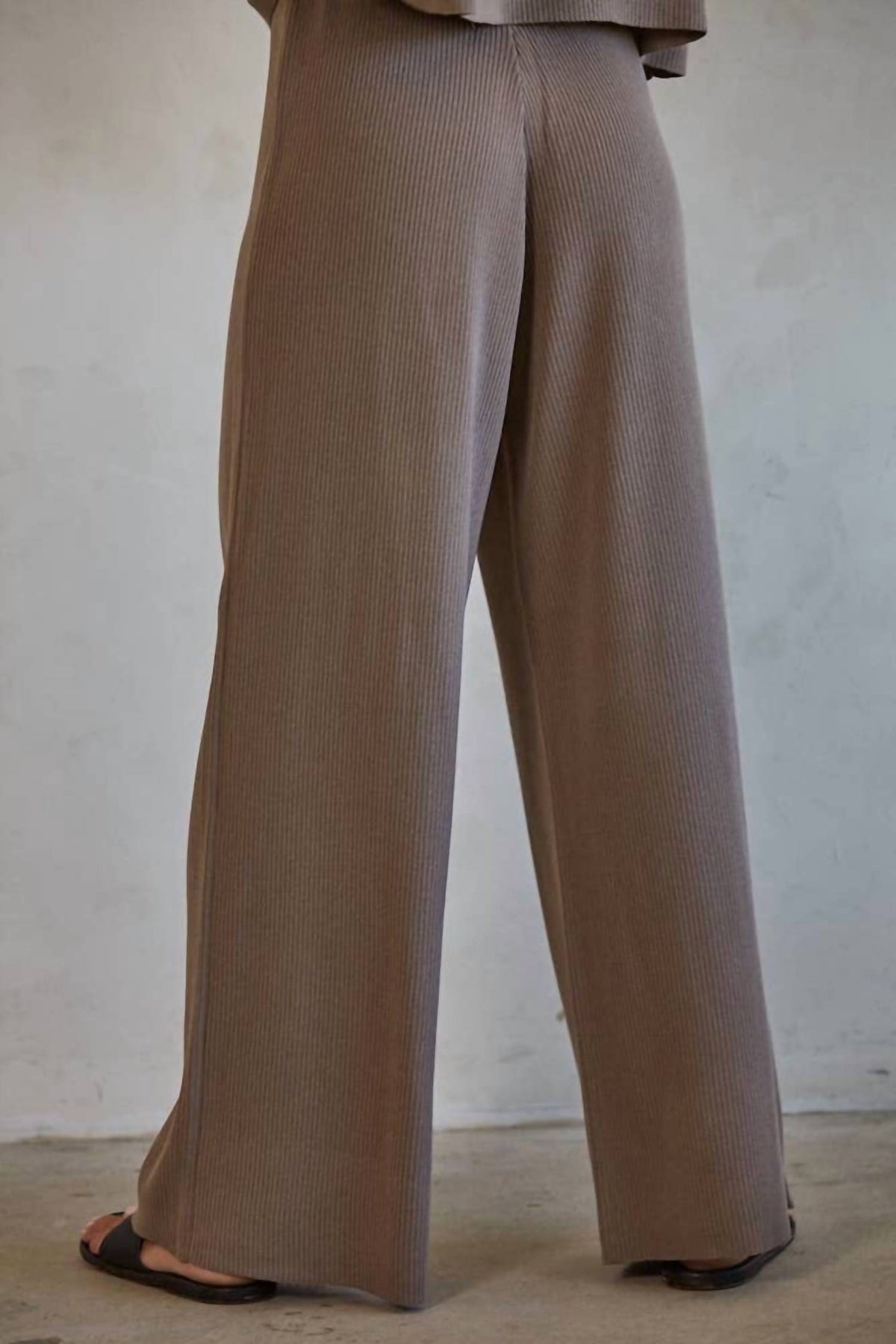 By Together - Ribbed Wide Leg Pants