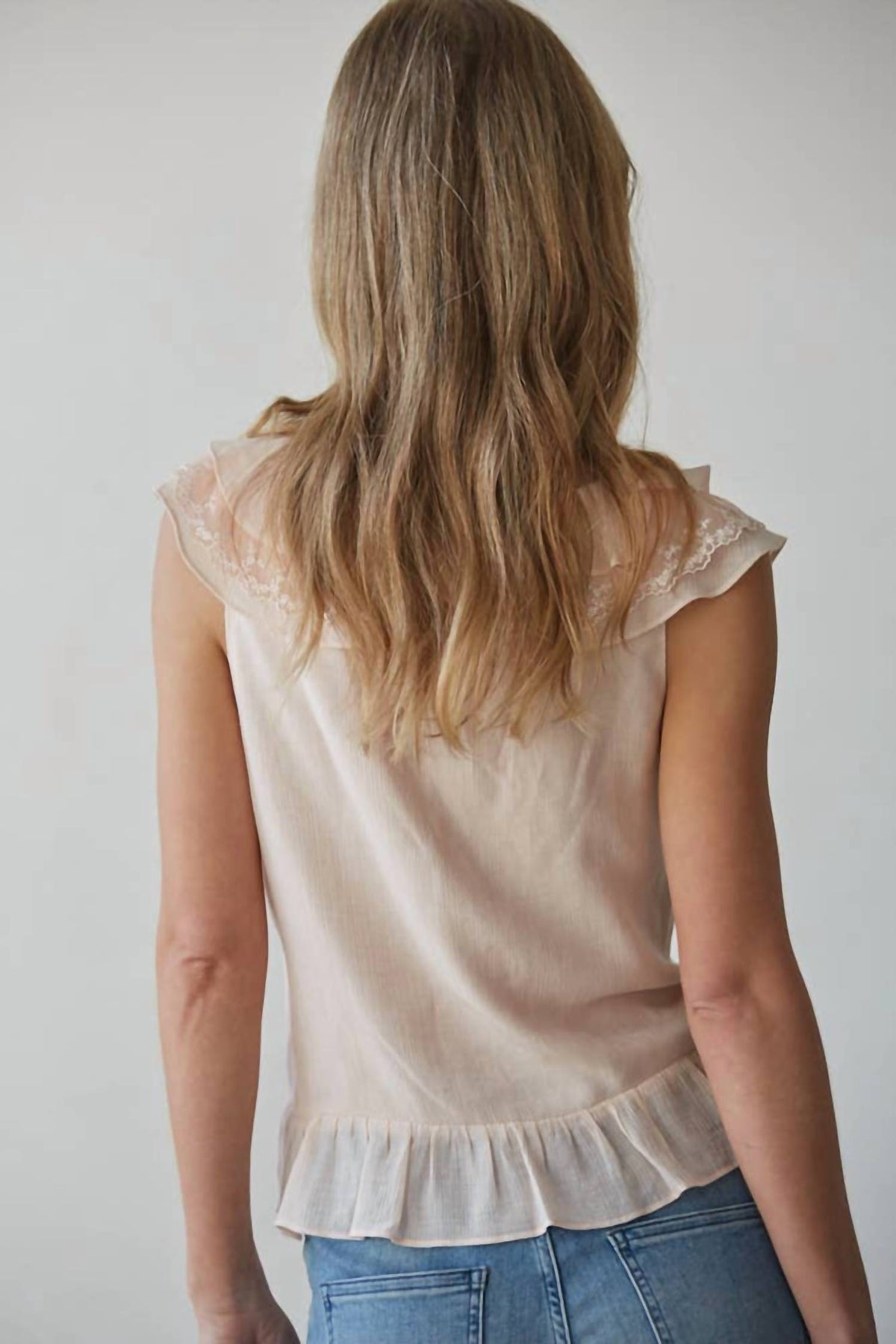 By Together - Ruffle Collar Top